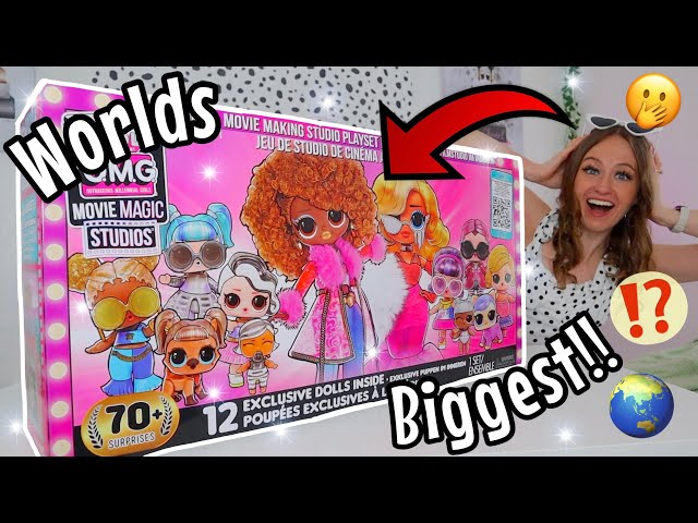 UNBOXING THE *WORLDS BIGGEST* MYSTERY TOY TO EXIST!!!😱🎁⁉️L.O.L 3D MOVIE MAGIC STUDIOS (70+ BOXES!!🫢)