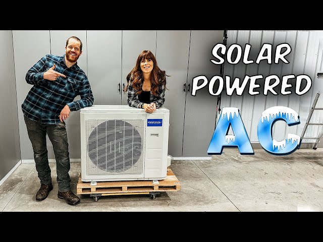 Installing DIY Off-Grid AIR CONDITIONING