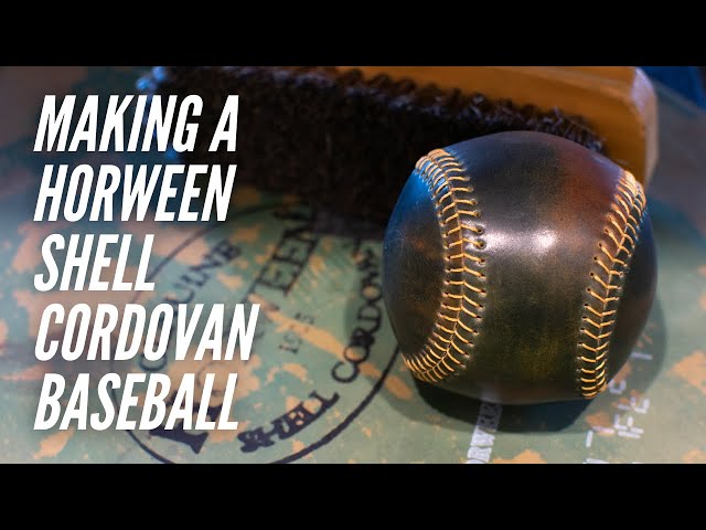 How To Make A Horween Shell Cordovan Baseball