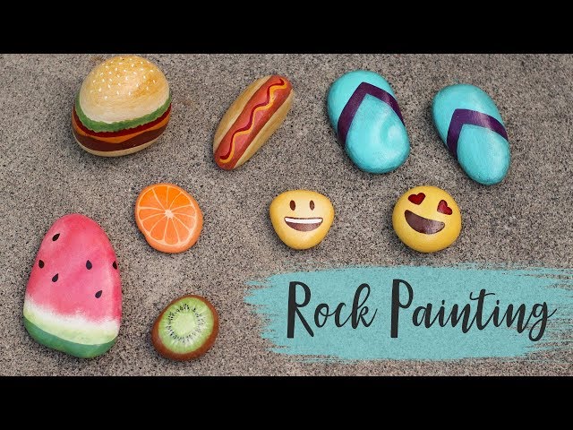 5 Fun Rock Painting Ideas! ☀️ Summer Craft Ideas