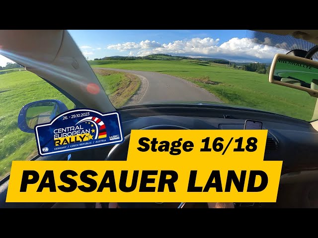 WRC Central European Rally 2023 | Stage 16/18 Passauer Land | POV Recce