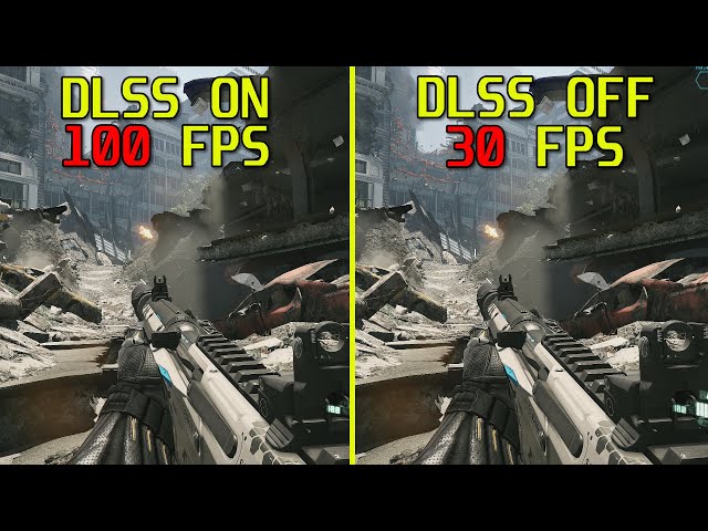 Crysis 2 Remastered RTX 3080 4K ULTRA DLSS ON vs OFF Frame Rate Test