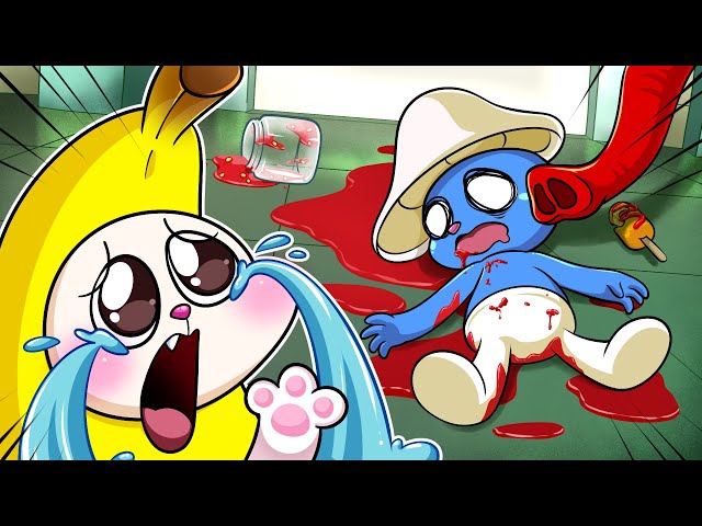 Smurf Cat is Dead?! | Smurf Cat Meme TikTok & Smurf Cat vs Banana Cat | Smurf Cat Animation!
