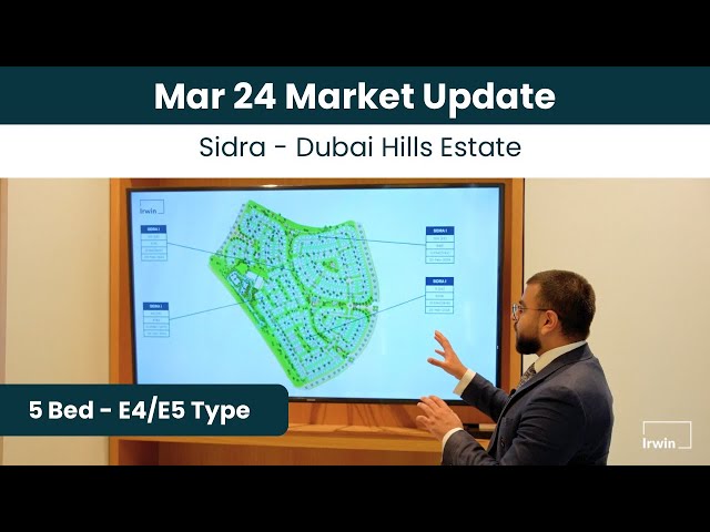 March 2024 - 5 Bedroom Sidra Market Update, E4 / E5 Type - Dubai Hills Estate