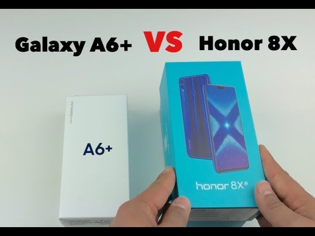 Huawei Honor 8X VS Galaxy A6+ Speed Test...