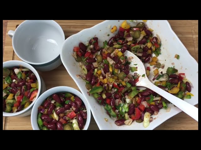 Ayses bunter Sommer Kidneybohnen Salat 👍 schnell & einfach #yummy