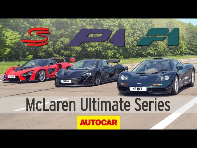 McLaren F1 vs. P1 vs. Senna: Ultimate Series review | Autocar Heroes
