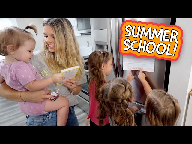 Summer Home Schooling our FOUR Daughters!