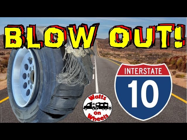 😲 RV Blow Out on I-10 in Arizona // Repairs Inside & Out