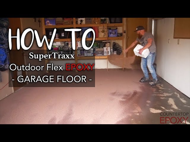 HOW TO - Garage Floor | SuperTraxx Outdoor Flex EPOXY