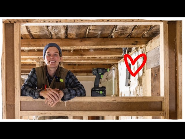We built the first walls!!! (Rescuing a 120 year old house)