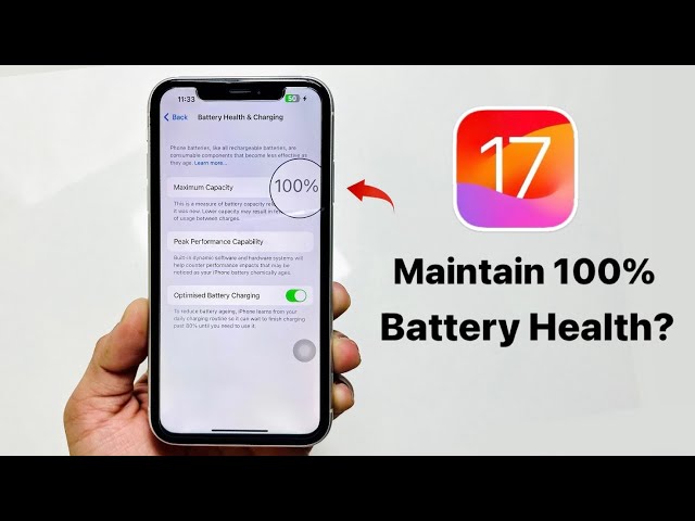 How to maintain Battery Health on iPhones 2024