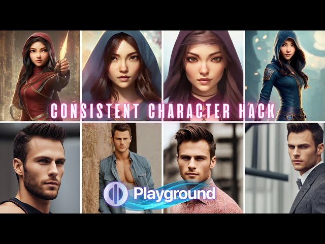 Playground AI Consistent Character Hack No Training Required