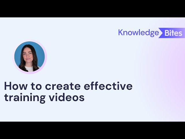 How to create effective corporate training videos