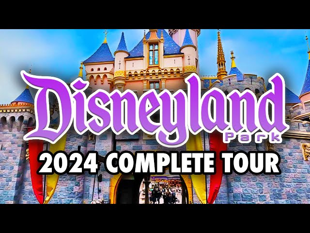 Disneyland Park 2024 - Full Walkthrough & Ride POVs [4K]