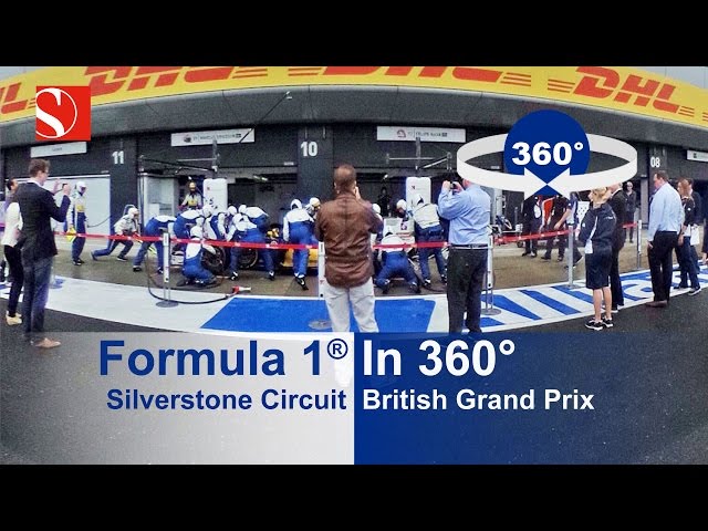 F1 in 360° - Silverstone Circuit - British Grand Prix - Sauber F1 Team