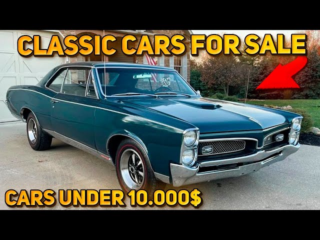 20 Magnificent Classic Cars Under $10,000 Available on Facebook Marketplace! Great Bargains Cars!