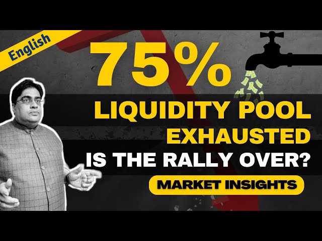 The Liquidity Tap Fuelling The On-Going Rally In Stocks Is Now 75% Empty! Indian Stock Market Rally