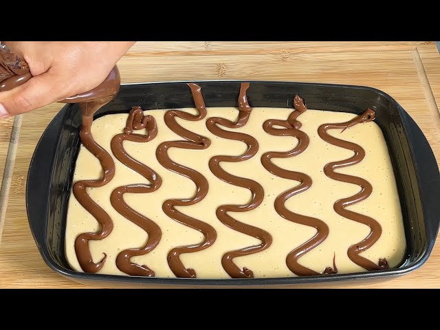 A simple cake with 3 eggs. This recipe from grandma stunned everyone! ASMR # 167
