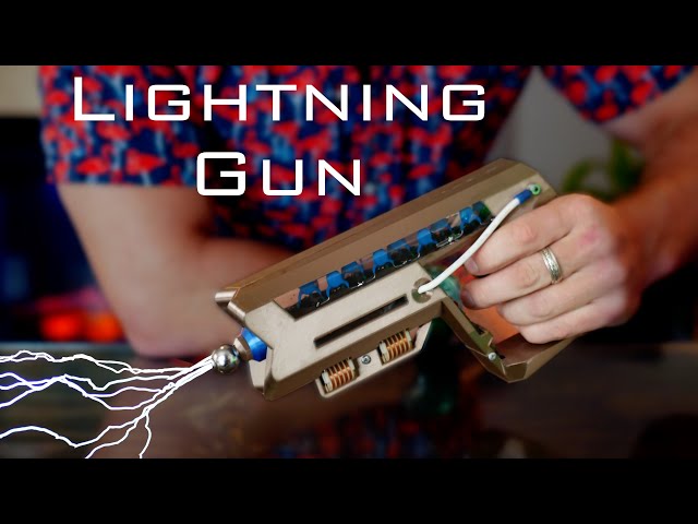 Building A 120,000 Volt Ray Gun!  (Portable lightning)