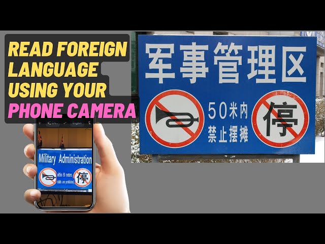 Translate Foreign Language Using Smartphone Camera (Real-Time & No Typing, Android)