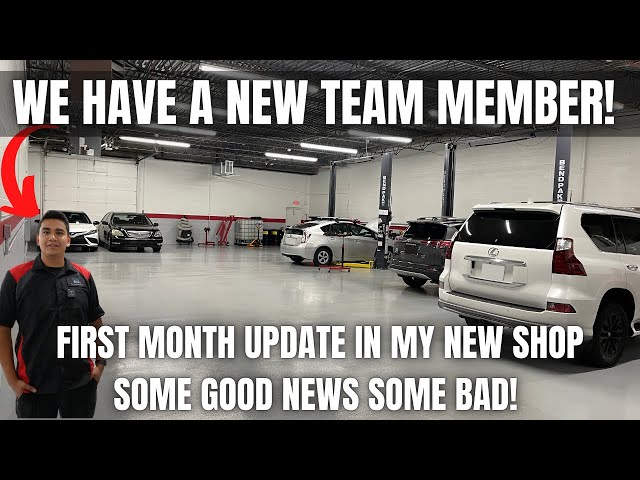 I Hire My First Team Member in My New Shop! And Shop News. Some Good Some Bad!