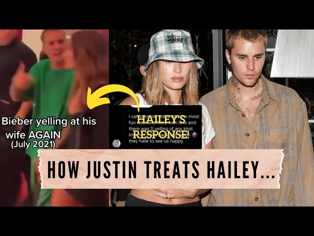 Let's talk about Justin Bieber yelling at Hailey Bieber and being mean to her...