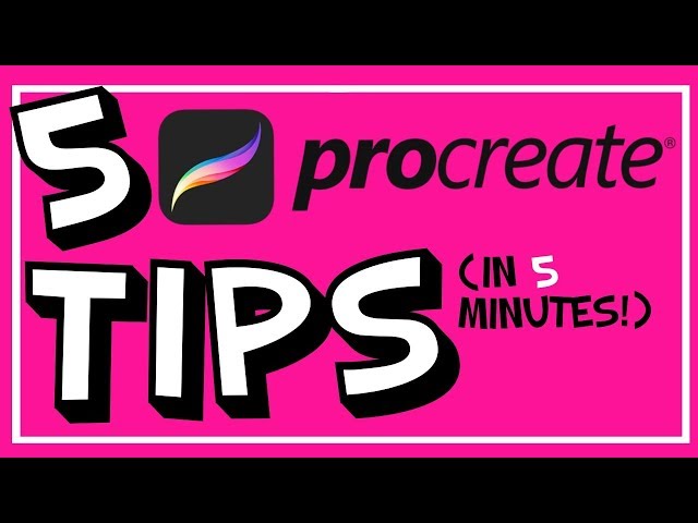 5 Procreate Tips In 5 Minutes!