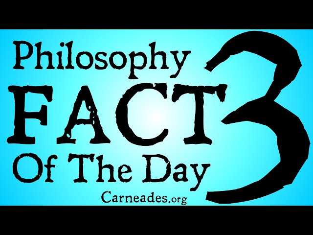 Philosophy Fact of the Day 3 #Shorts