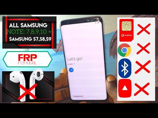 Samsung S7,S8,9 Note8, Note9, Note 10 Frp Bypass 2022/All Samsung Google Account Bypass| Any Android