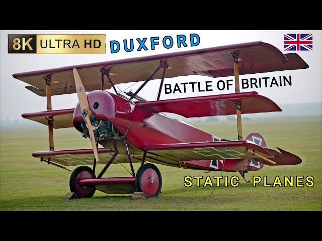 Battle of Britain Duxford 2023: Static Planes 8K60