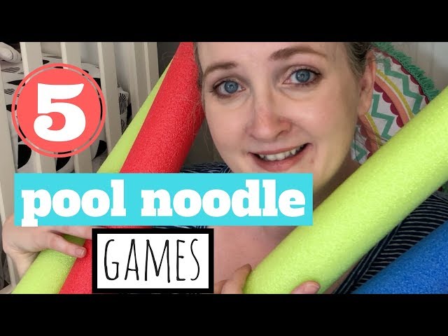 Pool Noodle Games for Kids - No Pool Needed