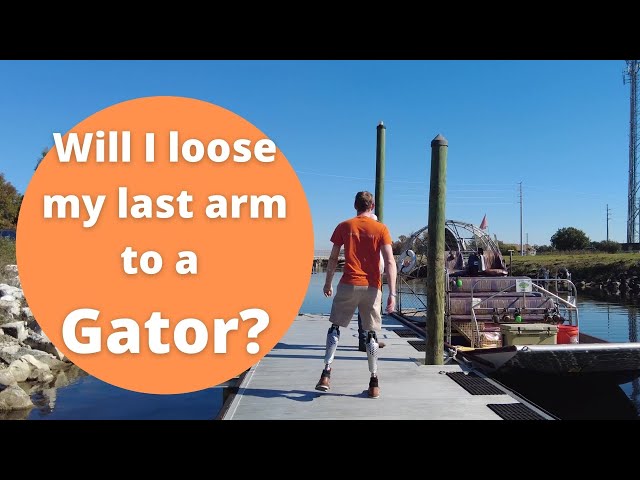 Will I loose my last arm to a GATOR??! by Triple Amputee Christoffer Lindhe