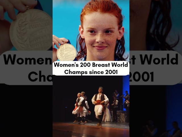 Every Women's 200m Breaststroke World Champion since 2001 | #sports #swimming #aquadoha2024