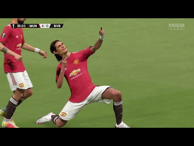 EA Sports FIFA 21 uefa europa league gameplay on Xbox Series X