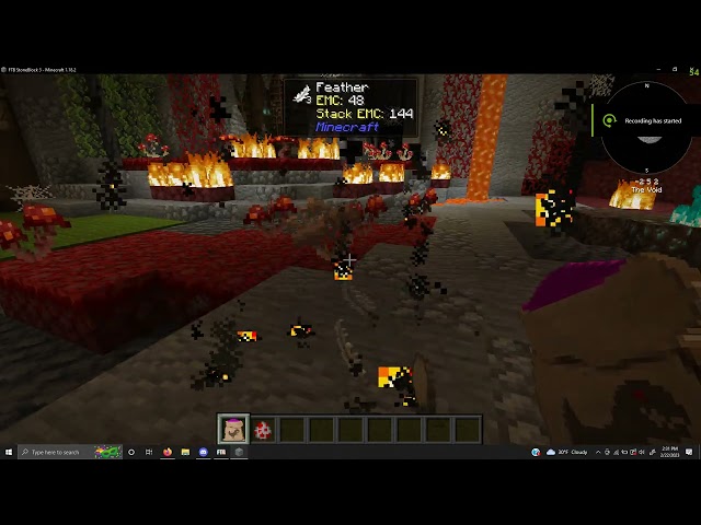 Minecraft Chicken Explodes and goes AAUUGGHHH