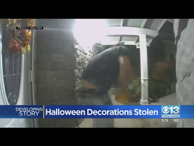 Antelope Halloween Decorations Stolen