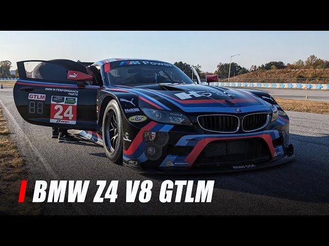 We Ride In The BMW Z4 V8 GTLM Race Car