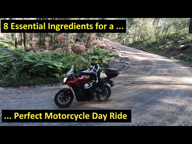8 Essential Ingredients for a Motorcycle Day Ride