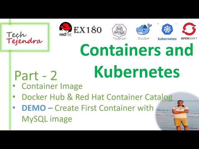 Container Image, Docker Hub, RedHat Catalog (Containers, Kubernetes, OpenShift Part-2) EX180