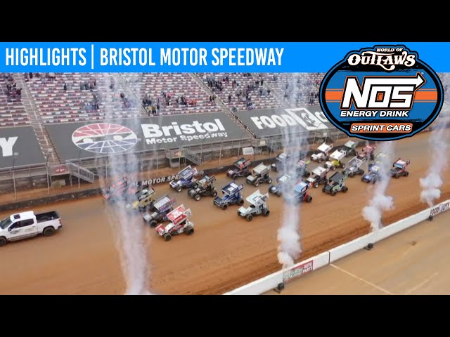 World of Outlaws NOS Energy Drink Sprint Cars at Bristol Motor Speedway April 25, 2021 | HIGHLIGHTS