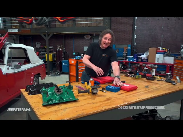 Stacey David Gearz TV: Jeepster Intake Manifold Gaskets & Rusted Studs