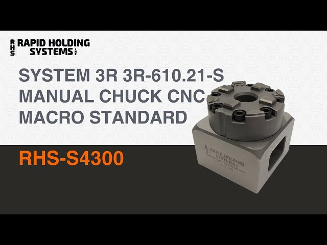 RHS-S4300 | System 3R 3R-610.21-S Manual chuck CNC Macro Standard