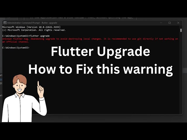 Solution: How to Upgrade Flutter SDK | Unknown flutter tag warning