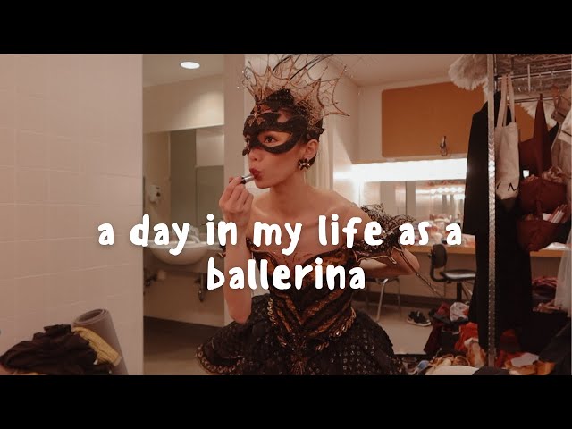 Ballerina Daily VLOG🩰| 胡桃夾子演出日常❄️ 平安夜上班的一天🎄 演出服裝分享💂🏻