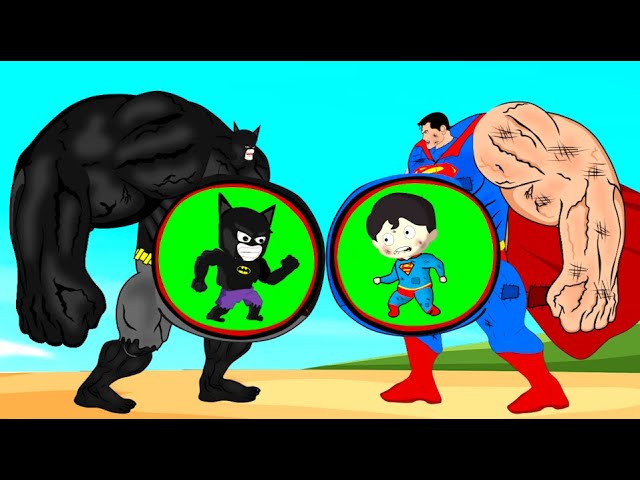 Evolution Of BAT-MAN PREGNANT vs Evolution Of SUPER-MAN PREGNANT : Who Is The King Of Super Heroes?