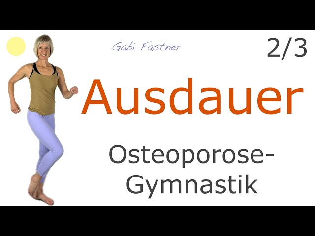 2/3 🦴20 min. Osteoporose Gymnastik | Ausdauertraining für starke Knochen | ohne Geräte, im Stehen