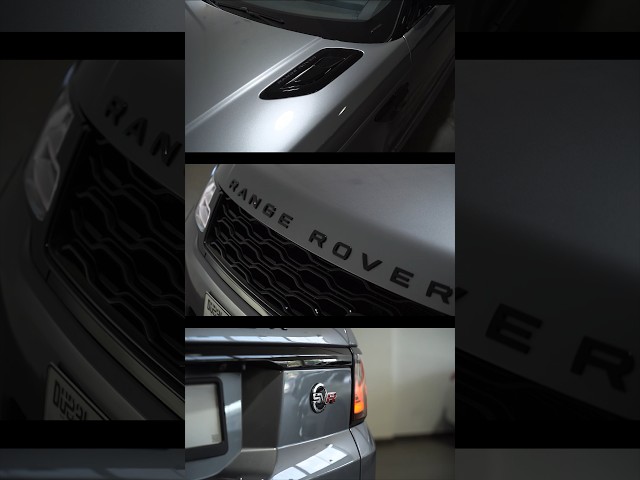 RMA PPF installation on Range Rover Sports SVR #paintprotectionfilm #carprotection #ppf