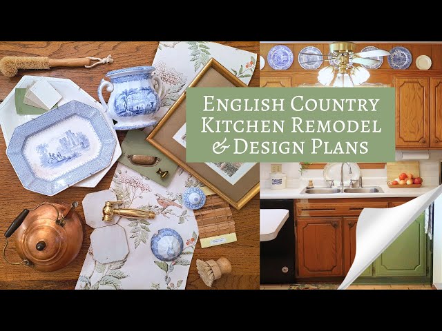 English Country Cottage Kitchen Remodel Inspiration & Design Plans Home Decorating Ideas