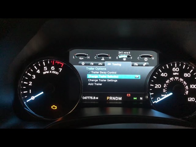 [FIX] F150 - Instrument cluster stuck on towing status screen.